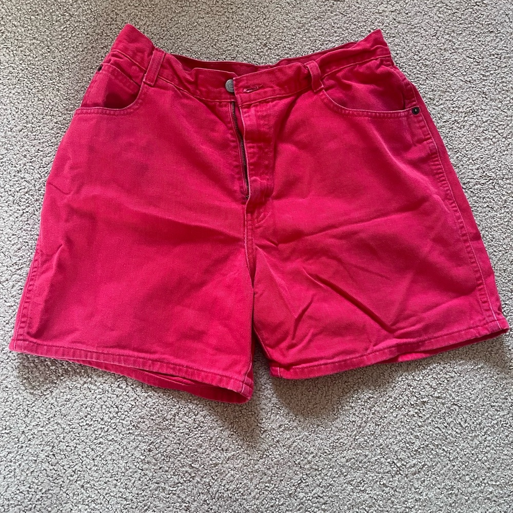 Gitano Women's High Waist Shorts - Vibrant Red